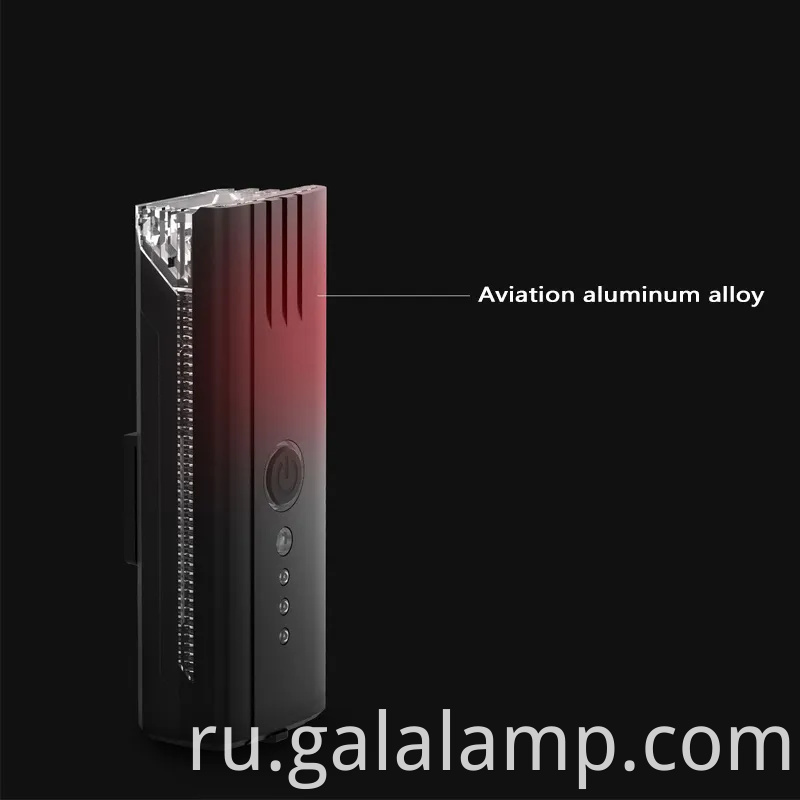 Конечный водонепроницаемый велосипедный рог и яркий светодиодный световой комбо